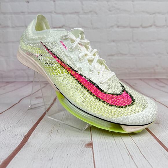 Nike Zoom Victory Sail Lemon Pink Track & Field Spikes Shoes Sz 12 (CD4385-101) - Picture 1 of 11